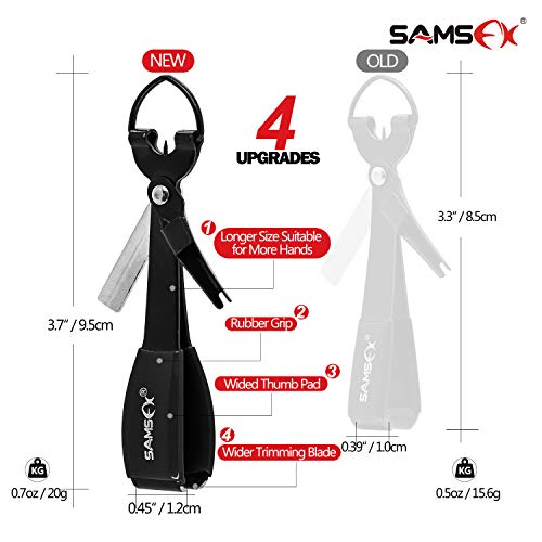 SAMSFX Fishing Knot Tying Tool, Fly Fishing Tippet Cutter, Line Nippers, Fishing Clippers, 2PCS in Pack