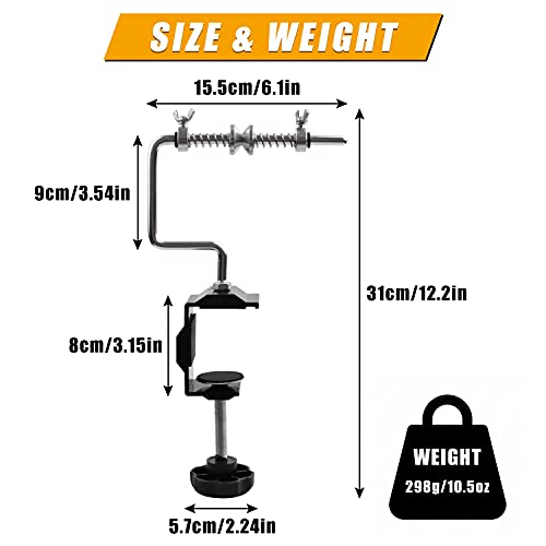 Fishing Line Spooler Winder with Clamp Adjustable Stable Reel Spooler Machine Spooling Station System Portable Fishing Line Spooling Accessories for Spinning Casting Reels - style: Type A-with Clamp