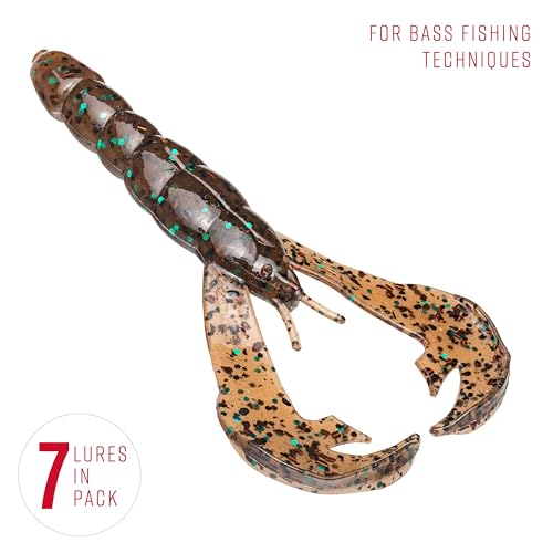 Strike King Rage Tail Craw - color: Dirt, size: 0.145 inch