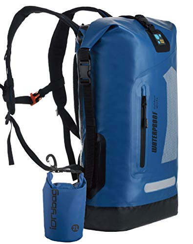 IDRYBAG Waterproof Backpack for Men 20L/30L/40L, Floating Dry Bag Kayak, Dry Backpack Hiking - color: Blue, size: 20L