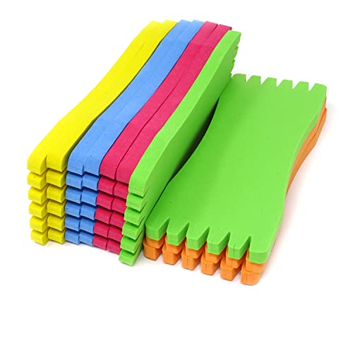 Honbay 10PCS Fishing Line Foam Board, Fishing Line Foam Spool, Fishing Winding Board for Fishing Leader Line, Snelled Hooks & Rigs