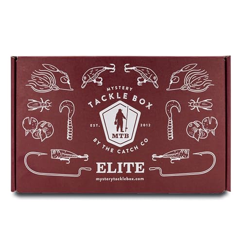 Catch Co Mystery Tackle Box Inshore Saltwater Fishing Kit | Redfish | Striped Bass| Snook | Speckled Trout | Flounder - style: Elite
