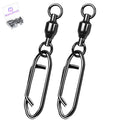 Ball Bearing Snap Swivels 25Pcs Fishing Clips Quick Change Connector Stainless Steel Terminal Tackle for Saltwater Freshwater Size 0# 1# 2# 3# 4# 5# - size: 4#_99lbs_25pcs