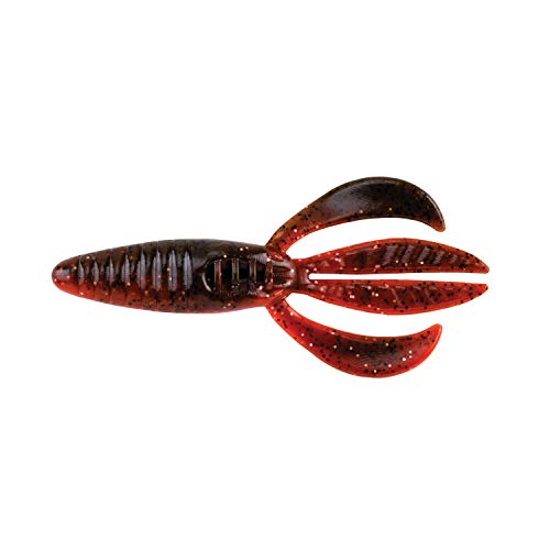 Berkley PowerBait Pit Boss Fishing Soft Bait - color: Skeet’s Hot Craw, size: 4" (8 Count)