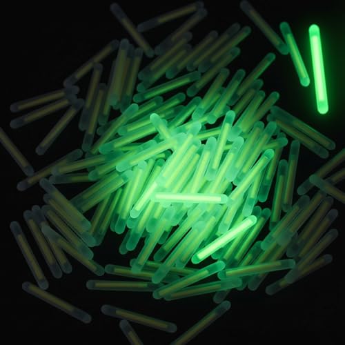 100 Pcs 3mm Fishing Float Light Stick Fluorescent Lightstick Fluorescent Dark Glow Sticks Fishing Float Accessories Corks, Floats Terminal Tackle Accessories
