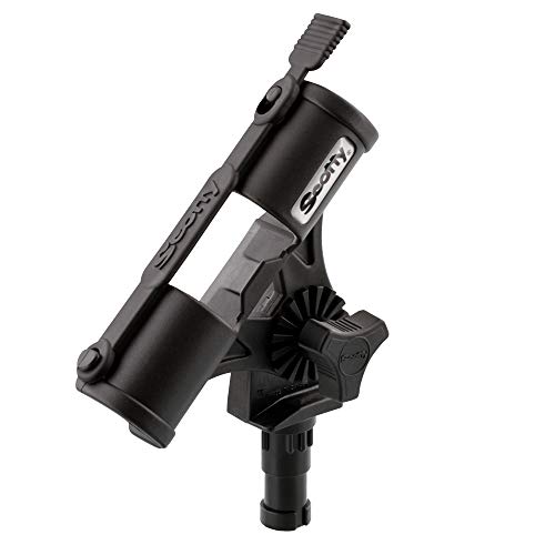 Scotty #260 Fly Rod Holder (No Mount), Black | The Perfect Holder For Rod Storage Or Trolling With A Fly Rod And Reel