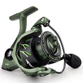 KastKing Spartacus II Spinning Reel – Sealed Carbon Fiber 22LBs Max Drag – 7+1 Stainless BB for Saltwater&Freshwater – 5.2:1 Gear Ratio – Size 500&1000 Perfect for Ice Fishing - size: 2000