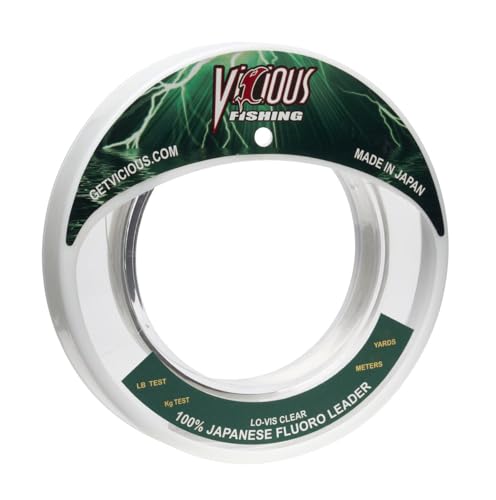 Vicious Fishing 80# Fluorocarbon Leader Line