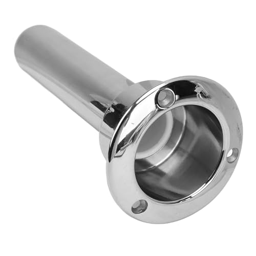 2 in 1 Boat Fishing Rod Cup Holder, Stainless Steel Fishing Rod Holder for Boats, Outrigger Cup Holder for Fishing Rod Holder, 0 Degree/15 Degree/30 Degree - size: 0 Degrees