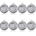 Disc Sinkers Fishing Weights Coin Sinkers Saltwater Surf Fishing Weights Bottom Fishing Drifting Trolling Catfishing Fishing Sinkers Weights Saltwater Tackle 1oz 2oz 3oz 4oz 5oz 6oz 8oz - style: 4oz-8pcs