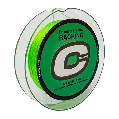 Cheeky Fishing Premium Fly Line Backing - color: Green, style: 20lb/200 Yards