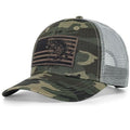 Fishing Gifts for Men - Snapback & Trucker Hats - American Flag Outdoor Fishing Hat - color: 04.camo (Mirrored)