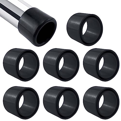 OSTARE Black Rubber Fishing Rod Holder Tube Insert Protector, Fit 2" Tube(50mm to 51mm) 8pcs
