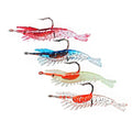 Pre-Rigged Shrimp Crawfish Soft Plastic Fishing Lures, Premium Durable Swimbaits for Freshwater Saltwater, Fishing Jigs for Bass- Amazing Fishing Gifts- Store Separately, Prevent Melting
