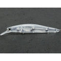 10 Blank Unpainted Minnow Crankbait Topwater Lipless Jerkbait Fishing Lures V3 - color: UPM673P10