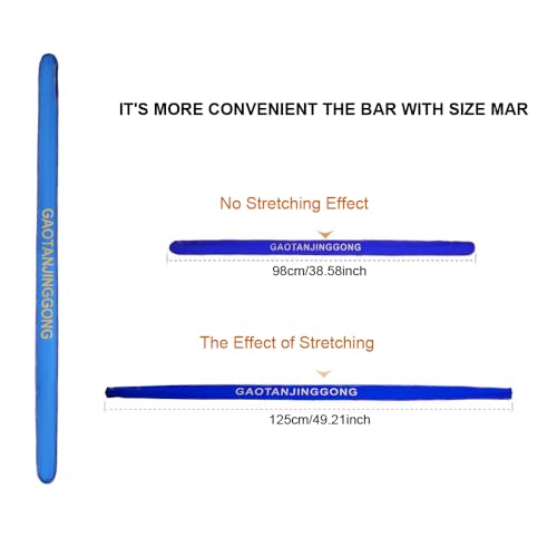 2 Pack Fishing Rod Sleeve Protective Cover Case Elastic 40'' - 50'' Fishing Pole Gloves Sock Holder Protector Thickened Scratch-Proof Rods Bag