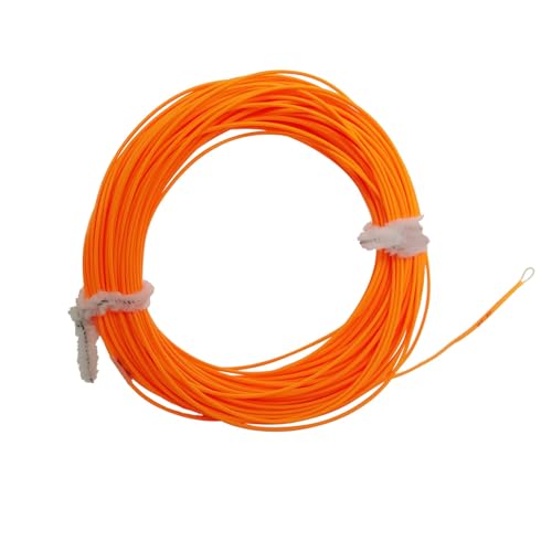 Riverruns Fly Fishing Floating Line with Welded Loop Weight Forward Fly Lines 85FT WF3 4 5 6 7 8F - color: Single Orange, size: WF5F