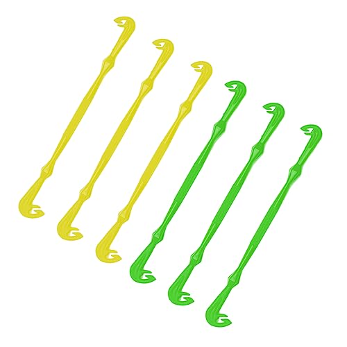 Loop Tyer - Hook Loop Tyer for Fishing - Plastic Fishing Line Knot Tying Tool - color: Yellow & Green