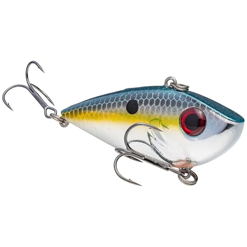 Strike King Red Eyed Shad Tungsten 2 Tap - color: Chrome Sexy Shad