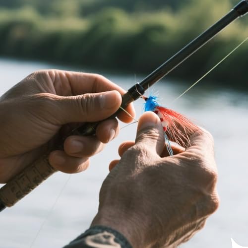 Fly Fishing Kit with Tackle Dry/Wet Fly Handcrafted Lures, Streamer for Trout, Bass, Salmon - color: 64pcs-d