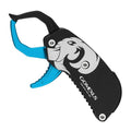 GOMEXUS Fish Lip Gripper, Portable Lightweight Fish Gripper, Aluminium Fish Grabber Tool, Lip Grippers Fishing, Mini Fishing Gripper with Lanyard (Blue) - color: Blue
