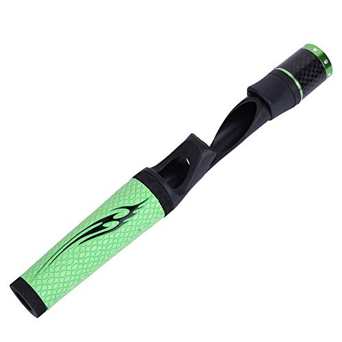 Joyzan Fishing Rod Handle, Spinning Fish Fly Rods Handles Building Split Grip Replacement Parts with Reel Seat Rear Soft ACS PU Extension Rotatable Holder Tackle DIY Casting Repair Accessories Kit