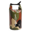 2L/3L/5L/10L/15L/20L/30L 500D Tarpaulin Heavey-Duty PVC Water Proof Dry Bag Sack for Kayaking/Boating/Canoeing/Fishing/Rafting/Swimming/Camping/Snowboarding - color: Camo, size: 2L
