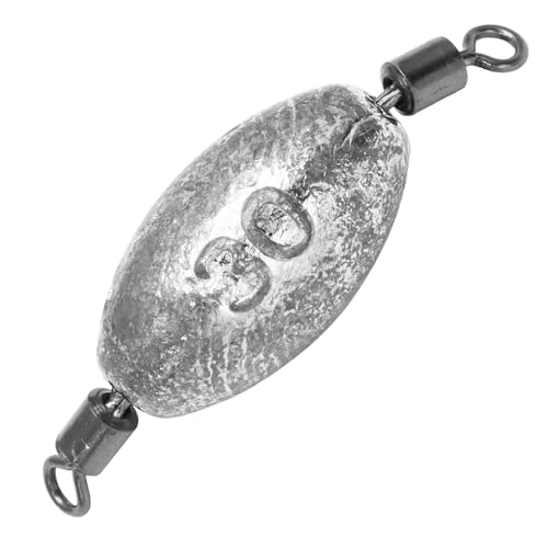 Zorfeter Inline Fishing Weights, Trolling Sinkers Quick Set Up Swivel Weights, Lead Sinkers for Catfishing/Offshore Fishing - size: 30g/1oz-10 pcs