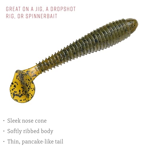 Strike King Rage Swimmer - color: Green Pumpkin, size: 0.2125"