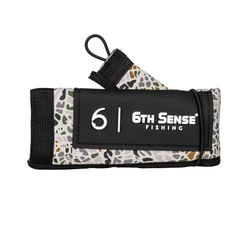 6th Sense ProSix Rod Sleeve – Hook-Resistant Neoprene Covers for Superior Durability, Color-Coded Rod Storage or Organization, Floating Material (Tropic Woods - Marshwater, Spinning)