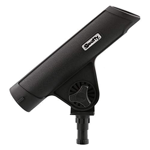 Scotty 349-BK Rodmaster II Rod Holder (No Mount), Black | Durable, Fully Adjustable, 360 Degrees of Rotation, Designed for Salmon and other Large Fish Species