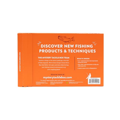 Mystery Tackle Box Catfish Fishing Kit - 5-7 Baits for Catfish - Includes Decal