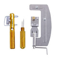Acxico 2 Pcs Alloy Fishhook Layer Double Ended Needle knotter+semi-Automatic Fishhook line Layer Machine