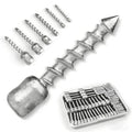 60/80-PCs Hard Alloy Screw Nail Weights, Stamped Insert Bass Fishing Sinkers, Assortment 6 Sizes for Neko Rig/Hover Rig&Wacky Worm Rig - size: 1/16oz - 80PCs