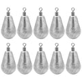 Long Casting Swivel Bell Sinkers Fishing Weights Drop Shot Weights with Swivels Fishing Lead Sinker 1/2oz 3/4oz 1oz 2oz 3oz - size: 1/4oz-10pcs