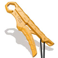 SNAIL TRAIL 7.5''/9'' Floating Fish Gripper, Fishing Grabber, Catfish Mouth Pliers, Caught Bass Holder, Digital Scale Hook Clamp, Saltwater Lip Grip Tool with Lanyard, Gifts for Men, Yellow - color: Yellow, size: 7.5"