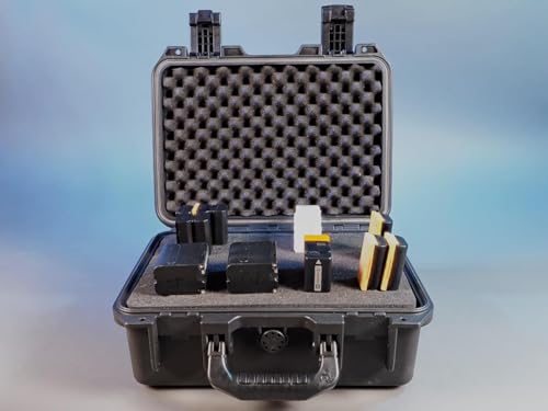 MEIJIA Premium Waterproof Hard Camera Case,Hard Case with customizable fit foam,Full Protection with Light&Convenient Design,Elegant Black (14.21"X11.42"X6.50") - size: 14.21"X11.42"X6.50"