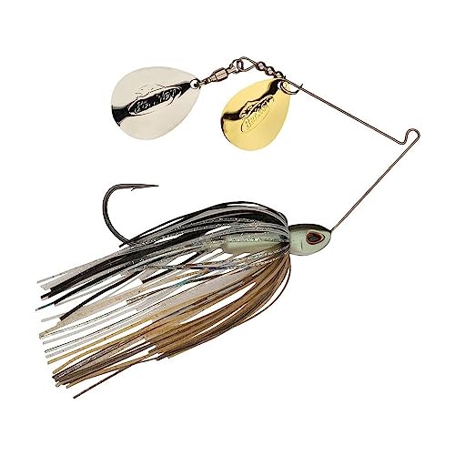Berkley Power Blade Compact Fishing Spinnerbaits - color: Shad Spawn/Gold + Silver, size: 1/2 oz - Colorado Colorado