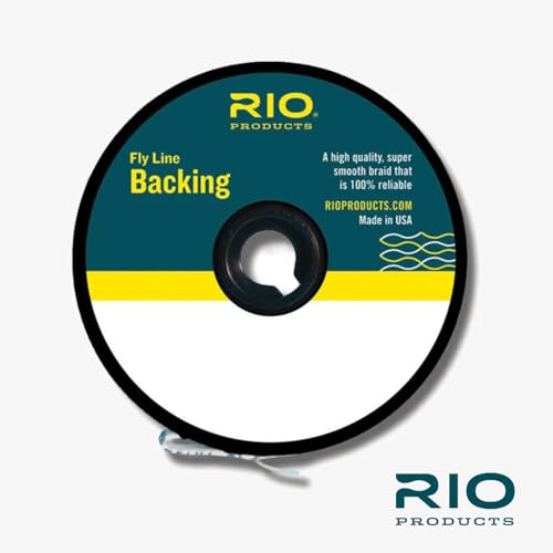 RIO Products Fly Line Backing - Multi Color Gel Spun - Smooth Braid for Fly Reels - 65LB Strength and 30LB Diameter - 100YD, 200YD, 300YD