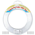 Aboda Clear Fishing Line 0.2-1 mm, Strong Invisible Nylon Fishing Wire 8-100 lb Test Includes Crimp Sleeves, Clear String for Hanging Decorations Balloons Garlands Beading Crafts & Jewelry - size: 0.45mm, 656ft, 43lb