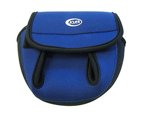 Kufa Sports Fishing Reel Cover Made by 4mm Thickness Neoprene for Spinning Reel, Bait Casting, Low Profile & Fly Reel - style: Spinning Reel Cover Medium(2000-5000)