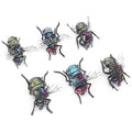 YZD Realistic Fly Fishing Dry Wet Nymph Trout Flies Topwater Lures for Freshwater Saltwater High Simulation Hand Tie Lure Kits - color: 21-A-03