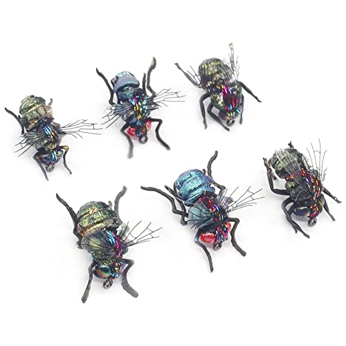 YZD Realistic Fly Fishing Dry Wet Nymph Trout Flies Topwater Lures for Freshwater Saltwater High Simulation Hand Tie Lure Kits - color: 21-A-03