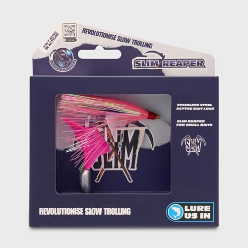 Dead Bait Trolling Lure – Premium Fishing Rig for Kayaks, Boats & Jet Skis – Realistic Swimming Action – Ideal for Pelagic Species - color: Pink, size: Small