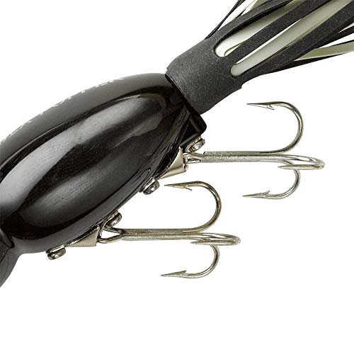 Arbogast Hula Popper Topwater Bass Fishing Lure - color: Black, size: 1 1/4 in, 3/16 oz