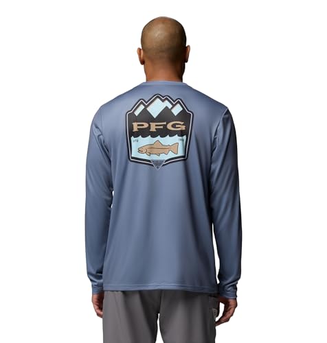 Columbia Terminal Tackle PFG Shield Long Sleeve - color: New Moon, size: X-Small