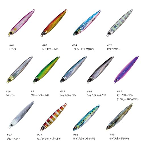 Major Craft Tungsten Jig Jigpara Tactical TG 1.8 oz (50 g), 4.3 oz (120 g), 5.3 oz (150 g), 6.3 oz (180 g) - color: #3 RED GOLD, style: 40g