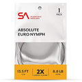Scientific Anglers Absolute Euro Nymph Leader - size: 2X