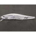Blank Unpainted Minnow Crankbait Topwater Lipless Jerkbait Fishing Lures - color: UPM680P10