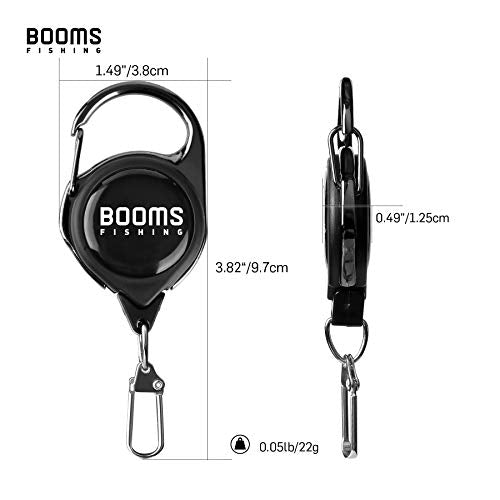 Booms Fishing RG1 Fly Fishing Zinger Retractor 3 pcs - color: Multicolor2
